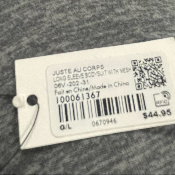 dynamite long sleeve mesh bodysuit - Picture 3 of 3